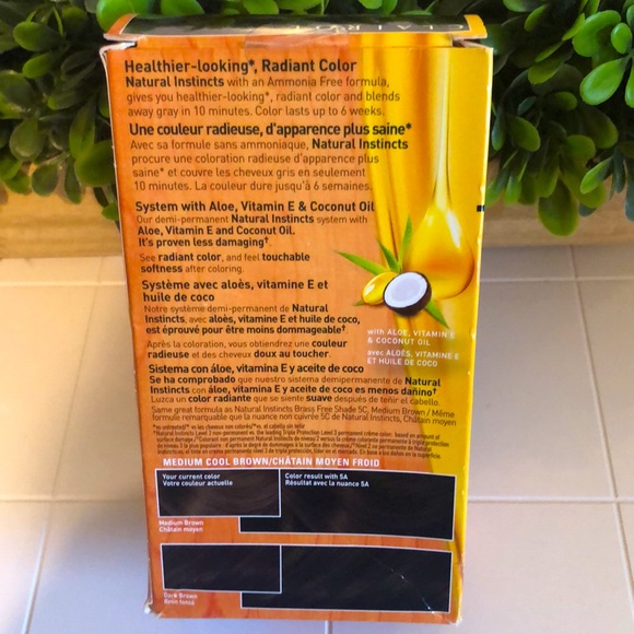 Clairol 5A (Former 24 Medium Cool
Brown)
Natural Instincts - Picture 4 of 6